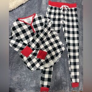 Little Sleepies Buffalo Plaid Pajama Set XS